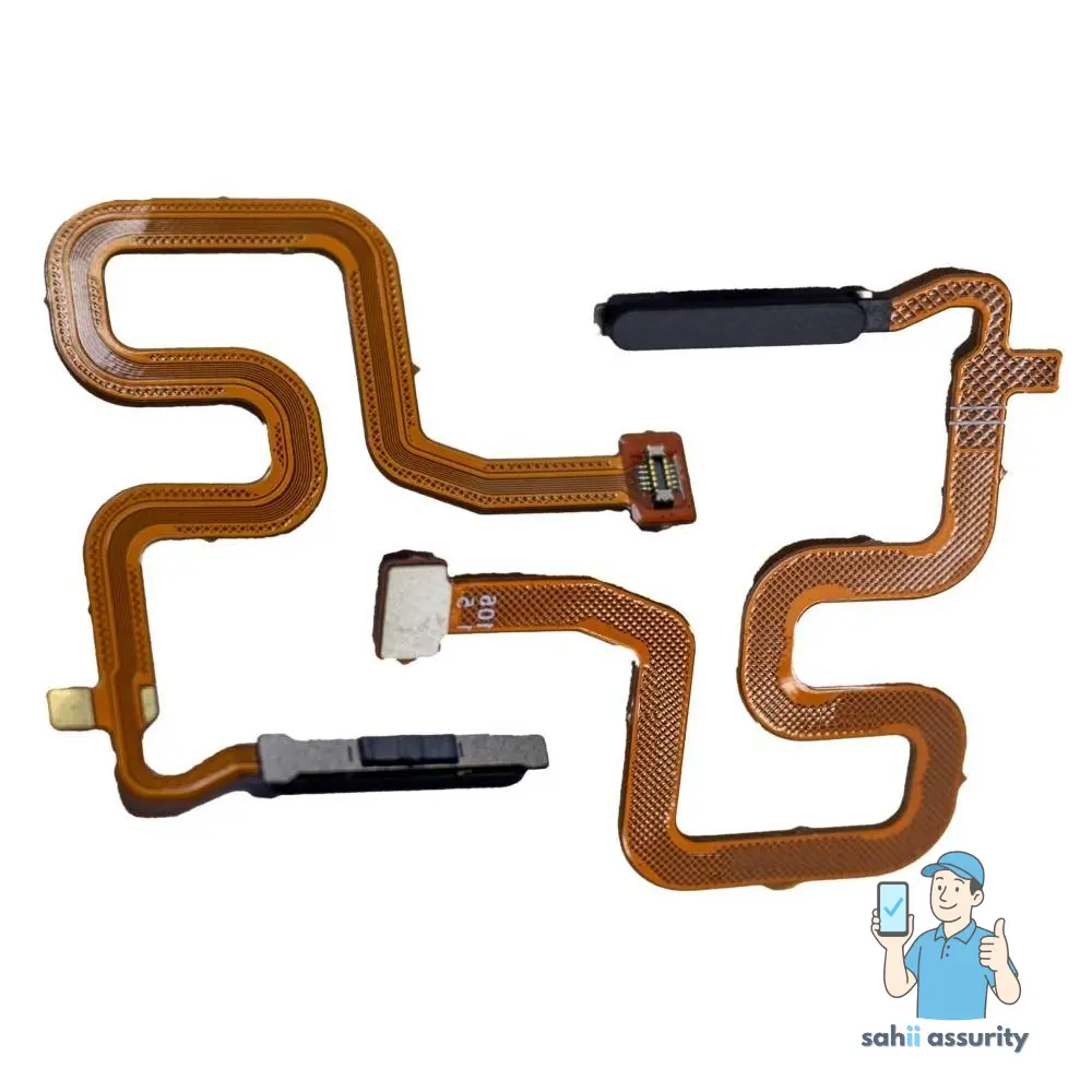 Fingerprint Sensor with Flex Cable for Realme 7 Black